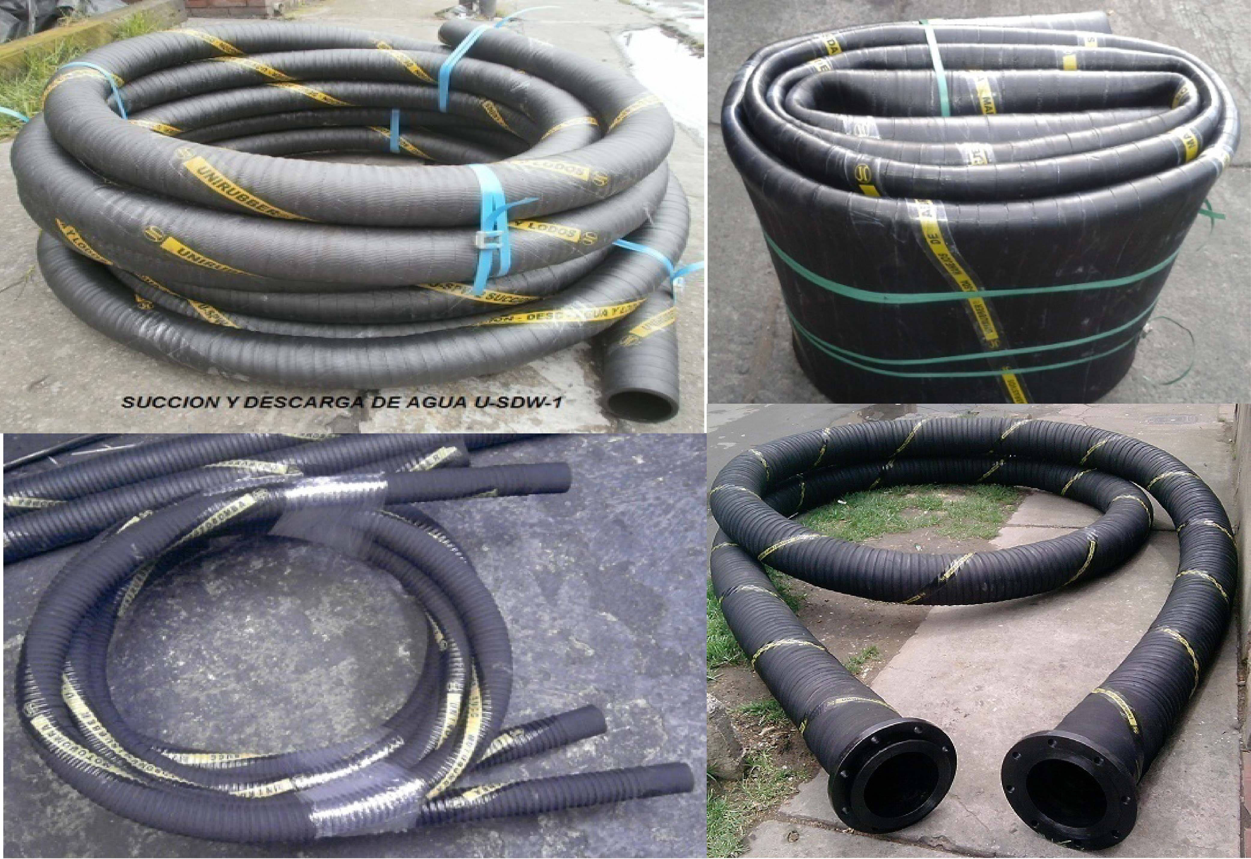 Mangueras industriales para Manejo de agua y lodos Unirubber